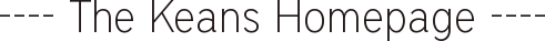 www.thekeans.co.uk Logo